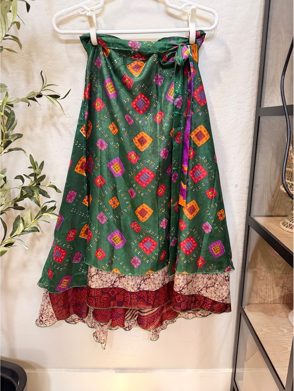 Colorful Wrap Skirt